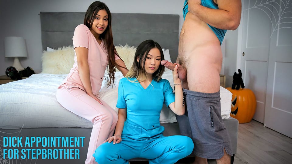 Lulu Chu and Xxlayna Marie – Dick Appointment For Stepbrother