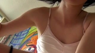 Glamorous Wench Sexy Teen Shows Off Her Tush